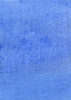 Mavi doku suluboya el boyalı illüstrasyon.