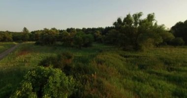 Rus bir manzara havadan görünümü