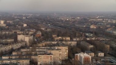 Büyük şehir bölgesi havadan video