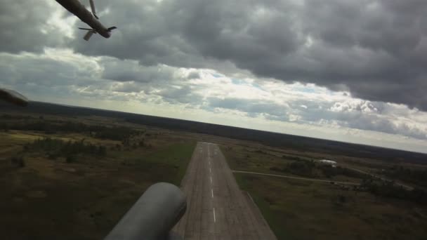 Vista de helicóptero — Vídeo de Stock