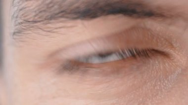 Bir erkek göz Close-Up
