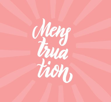 Adet eli yazılı harf kelimesi. Gül arka planda kadın vektör tasarımı