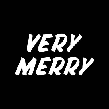 Çok neşeli fırça işareti yazı. Kutlama kartı tasarım öğesi