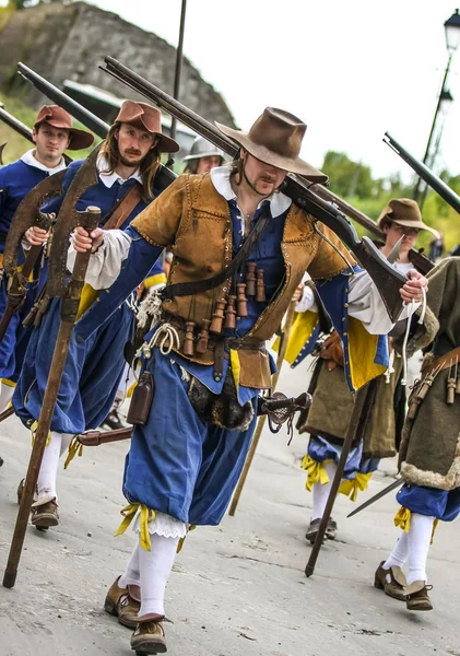 Kamianets Podilsky Ucrânia Festival Medieval Terra Dos Heróis Kamyanets Podilskyi — Fotografia de Stock