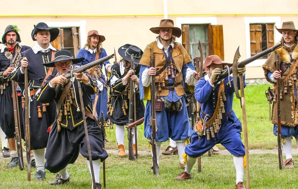 Kamianets Podilsky Ukraine Medieval Fesztivál Terra Hősök Kamyanets Podilskyi Élő — Stock Fotó