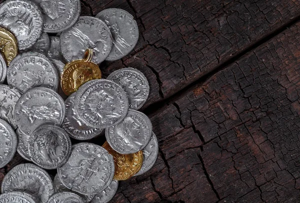 Древние Монеты Римской Империи — стоковое фото