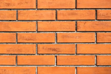 Kırmızı tuğla duvar deseninin arkaplanı.