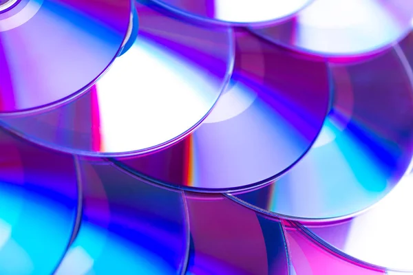 Background Shiny Compact Discs — Stock Photo, Image