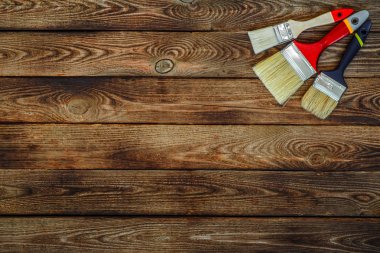 Ressam ve dekoratör çalışma tablosu Saray Projesi, renk swatc