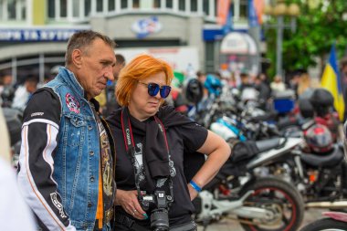 Rivne şehri. Ukrayna. 06 Temmuz 2019.Birthday Cruisers Mcc.F