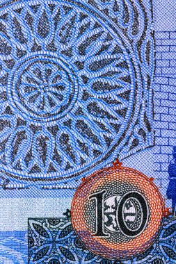 Ürdün 10 Dinarı 2018 Banknotları. Majesteleri Kral Talal bin Abdullah.Birinci PARLIAMENistik.Bonistik.Dünya para koleksiyonu. Tasarım amaçlı banknot..