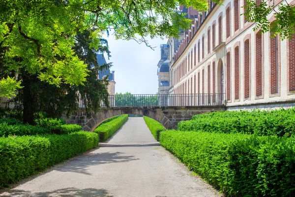 Parkta yürüyüş yolu