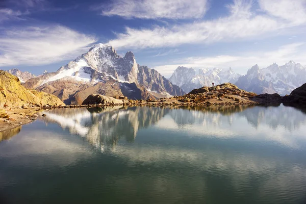 Crystal Lakes Chamonix in the Alps — Stock Photo, Image