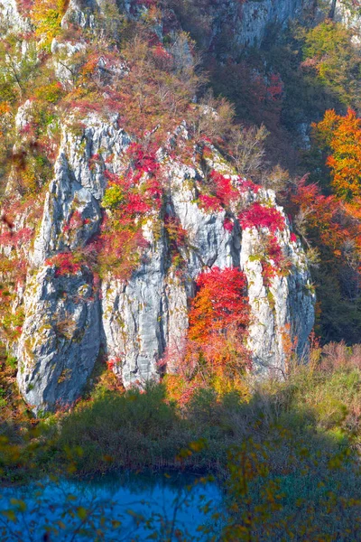 Vodopády Plitvice Chorvatsku Jeden Slavných Slavných Míst Evropě Velmi Krásná — Stock fotografie