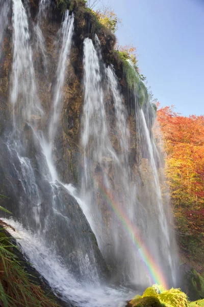 Cachoeiras Plitvice Croácia Dos Lugares Famosos Europa Muito Bonito Jatos — Fotografia de Stock