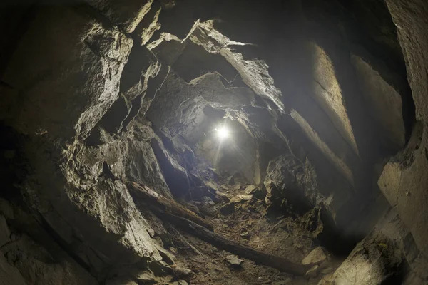 Rock Massifs Alpine Peaks Small Caves Were Used Germans Austrians — Stock Photo, Image