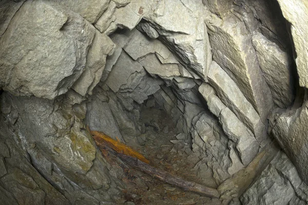 Rock Massifs Alpine Peaks Small Caves Were Used Germans Austrians — Stock Photo, Image