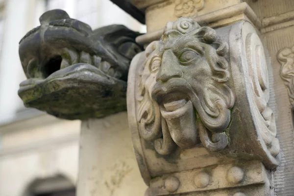 Stone bas-reliefs of Gdansk — Stock Photo, Image