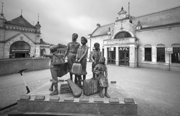 Skulptur polska Gdansk — Stockfoto