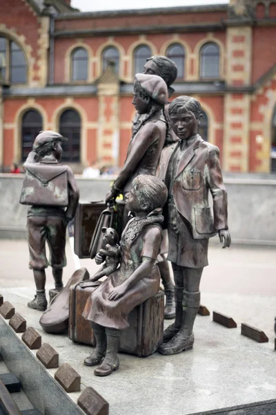 Skulptur polska Gdansk — Stockfoto