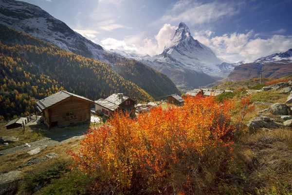 Matterhorn και το φθινόπωρο — Φωτογραφία Αρχείου