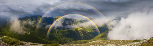 Die Steinernen Alpen Sind Wunderschön Mit Einem Sanften Bergpanorama Panorama — Stockfoto