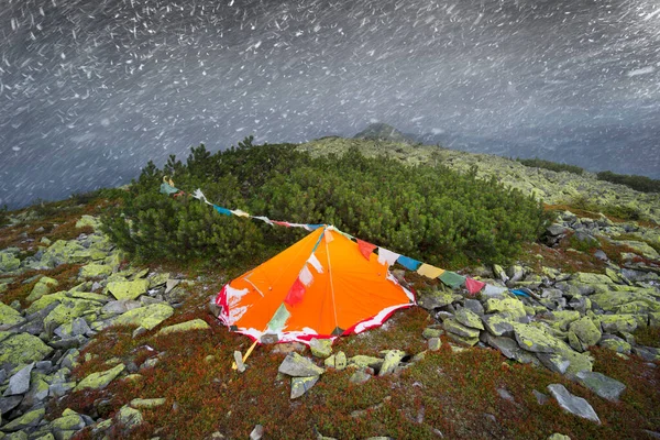 Montanhas Dos Alpes São Lindas Com Panorama Dos Picos Das — Fotografia de Stock