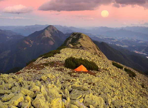 Góry Kamiennych Alp Piękne Zębatą Panoramą Szczytów Górskich Panorama Kamiennych — Zdjęcie stockowe