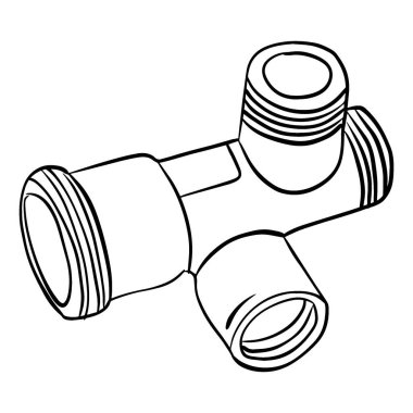 3 yönlü vana gövdesi