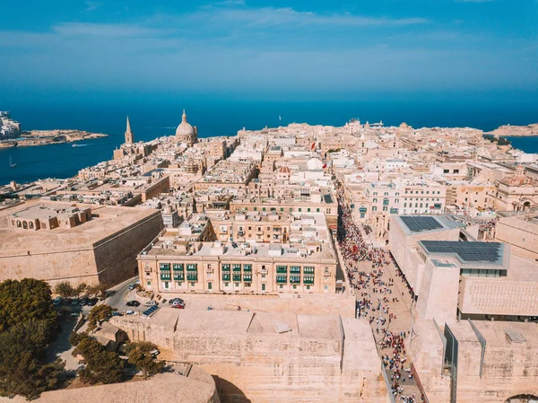 Antika Huvudstaden Valletta Malta Öriket Europa Medelhavet — Stockfoto