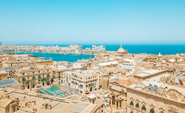 Antika Huvudstaden Valletta Malta Öriket Europa Medelhavet — Stockfoto