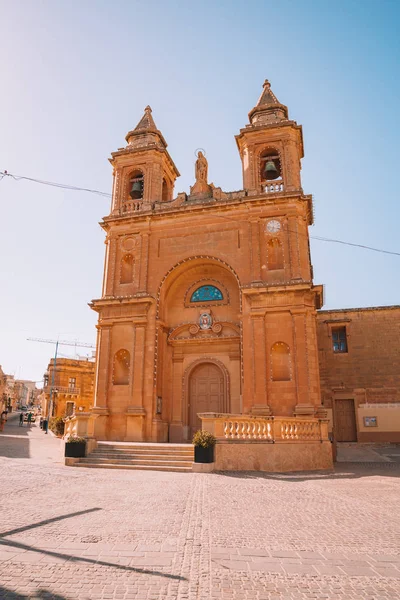 May 2018 Marsaxlokk Malta Beautiful Cathedral Village Marsaxlokk — Stock Photo, Image