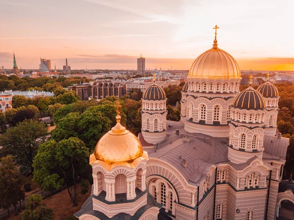 Catedral Natividade Cristo Riga Letônia — Fotografia de Stock