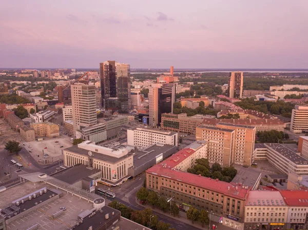 Ιουνίου 2018 Ταλίν Εσθονία Αεροφωτογραφία Της Πόλης Ταλίν Κατά Διάρκεια — Φωτογραφία Αρχείου