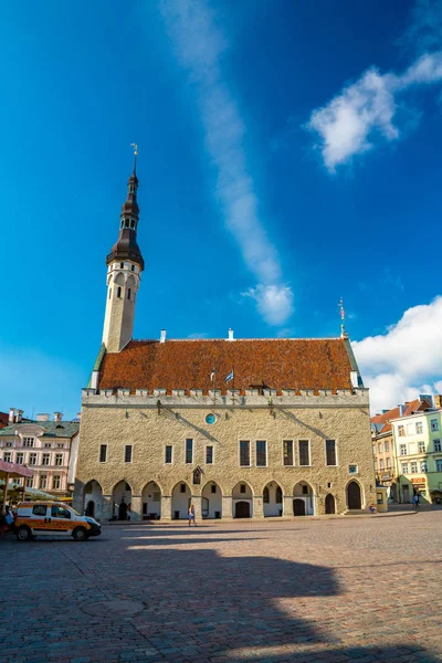 Giugno 2018 Tallinn Estonia Città Vecchia Tallinn Con Strade Strette — Foto Stock