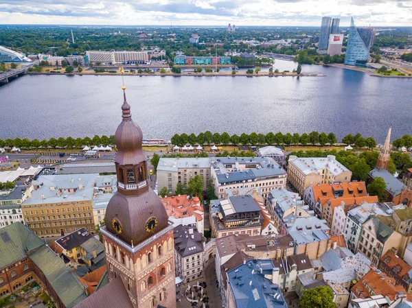 Riga Latvia Junho 2018 Edifício Rádio Letão Praça Catedral Riga — Fotografia de Stock