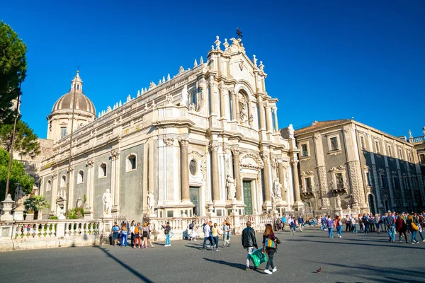 Catania Kathedraal Gewijd Aan Sint Agatha Een Rooms Katholieke Kathedraal — Stockfoto