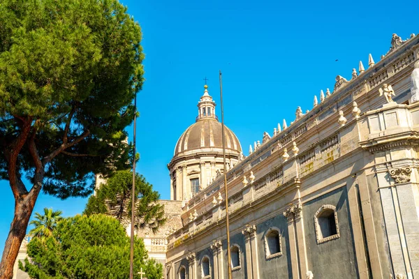 Catania Kathedraal Gewijd Aan Sint Agatha Een Rooms Katholieke Kathedraal — Stockfoto