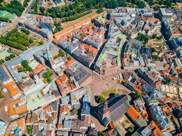 July 2018 Riga Latvia Aerial View Riga City Capital Latvia — Stock Photo, Image