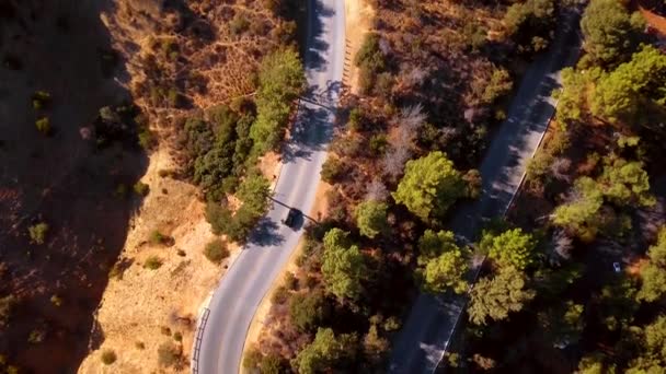 Hollywood Sign District Uitzicht Van Bovenaf Luchtfoto Het Hollywood Teken — Stockvideo