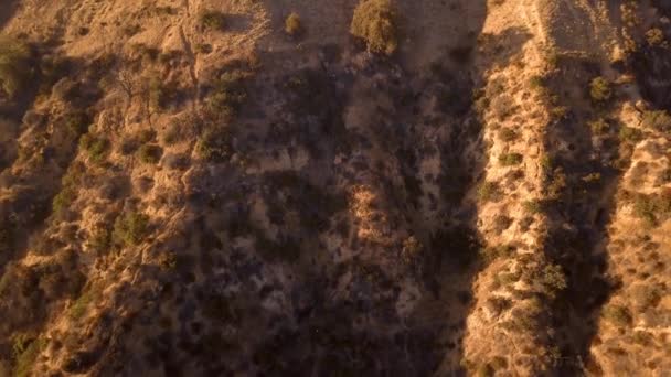 Hollywood Kalifornia 2018 Szeptember Légi Felvétel Világhírű Landmark Hollywood Sign — Stock videók