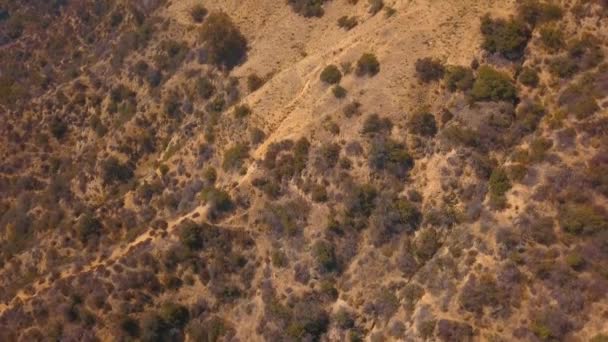 Hollywood Californie Septembre 2018 Vue Aérienne Célèbre Hollywood Sign Septembre — Video