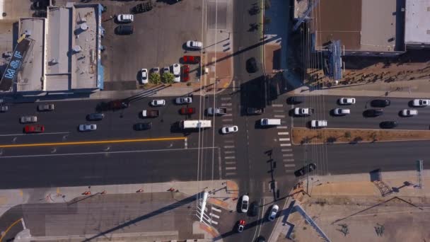 Juli 2018 Las Vegas Usa Luftaufnahme Der Straßen Von Las — Stockvideo