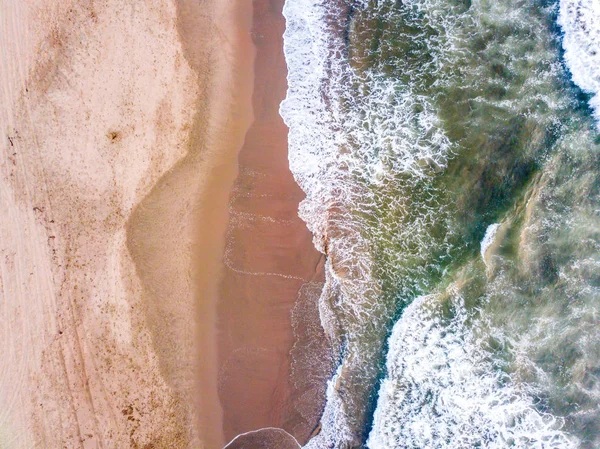 San Francisco Stilla Havet Antenn Beach Med Enorma Vågor Och — Stockfoto