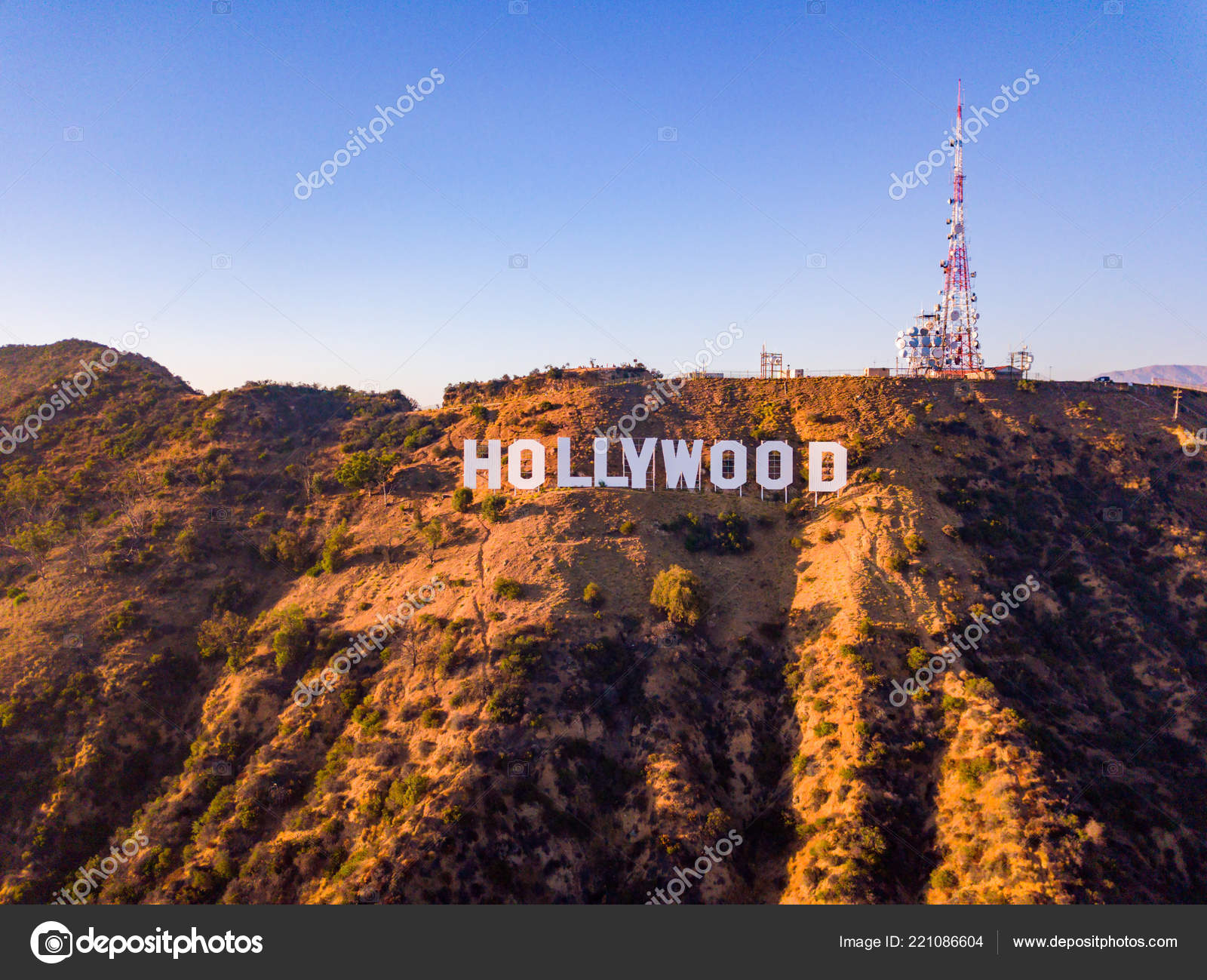 Sinal de Hollywood imagem de stock editorial. Imagem de montanhas