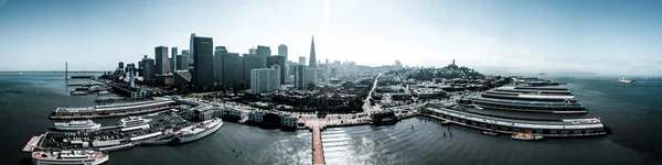 Vista Aerea San Francisco Dall Alto Panorama Centro Con Molti — Foto Stock