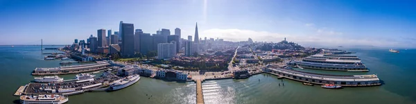 San Francisco Luftaufnahme Von Oben Panorama Einer Innenstadt Mit Vielen — Stockfoto