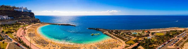 Luftaufnahme Der Insel Gran Canaria Der Nähe Des Strandes Amadores — Stockfoto