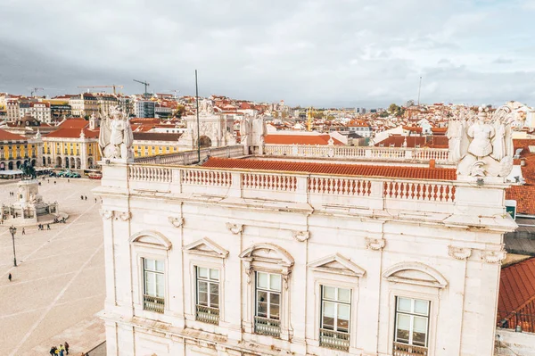 Lisbon Portekiz 2018 Ünlü Praça Comercio Commerce Square Lizbon Ana — Stok fotoğraf