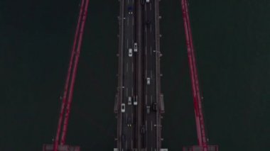 Köprü, rio tejo içinde Lizbon Protugal, 25 de Abril Köprüsü üzerinde 25 Nisan